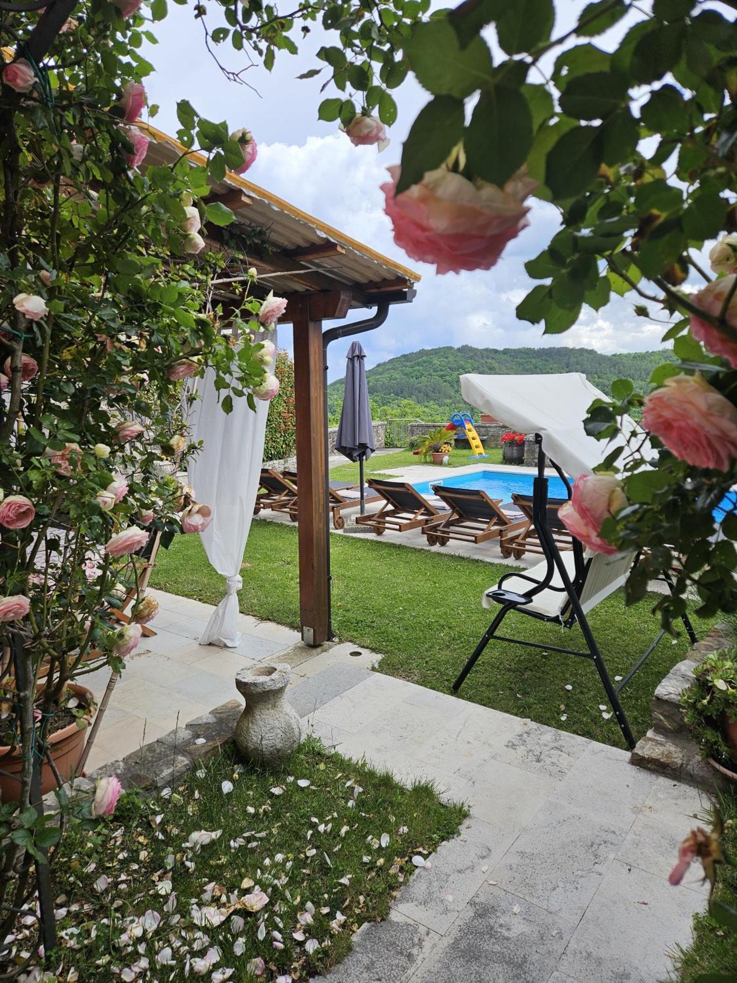 Villa Letizia Oprtalj Exterior foto